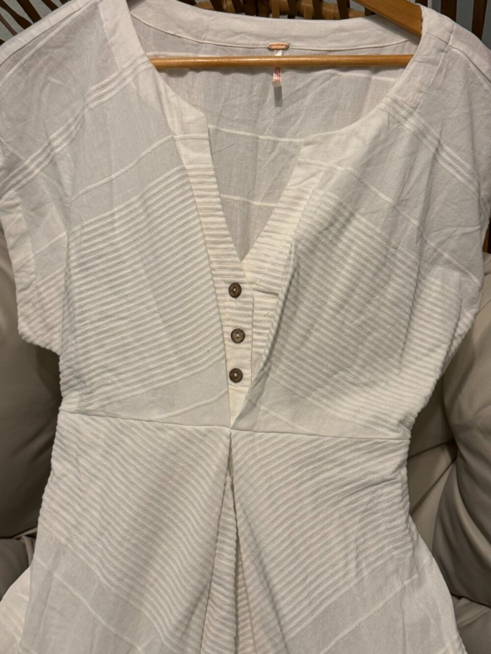 Free People Outta Here Midi Dress Ivory Small | NWOT Free-Est | Sold Out - Picture 6 of 10